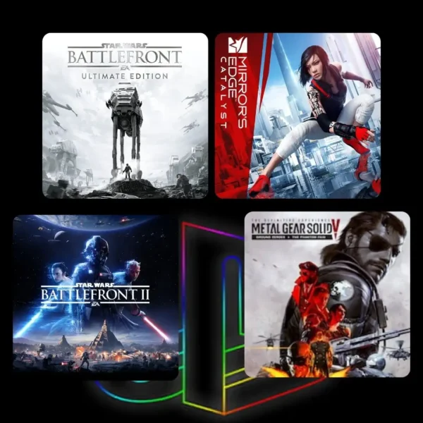 COMBO STAR WARS™ Battlefront™, STAR WARS™ Battlefront™ II, Mirror's Edge™ Catalyst, METAL GEAR SOLID V: Phantom Pain & METAL GEAR: Ground Zero - PS4 & PS5