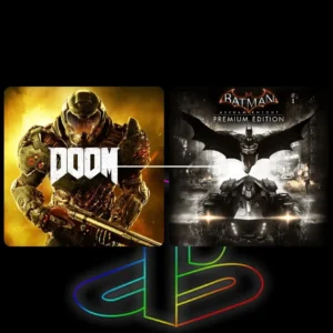 COMBO Batman Arkham Knight Premium Edition & DOOM - PS4 & PS5
