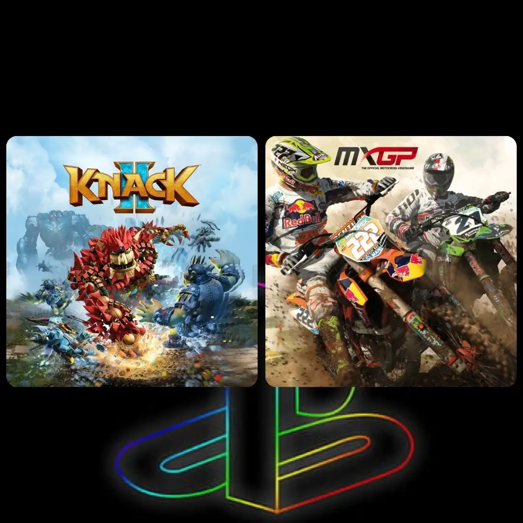 COMBO Knack 2 & MXGP - The Official Motocross Videogame - PS4 & PS5