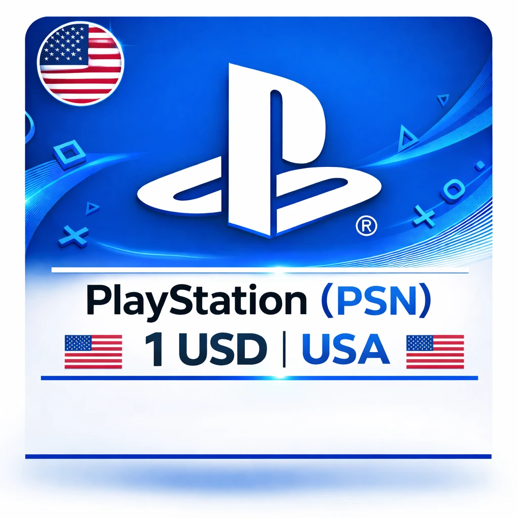 PlayStation Network (PSN) $1 (USA) (PS4 / PS5)