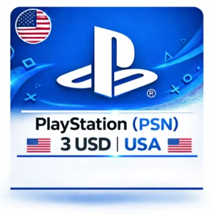 PlayStation PSN $3 (USA) (PS4 / PS5)