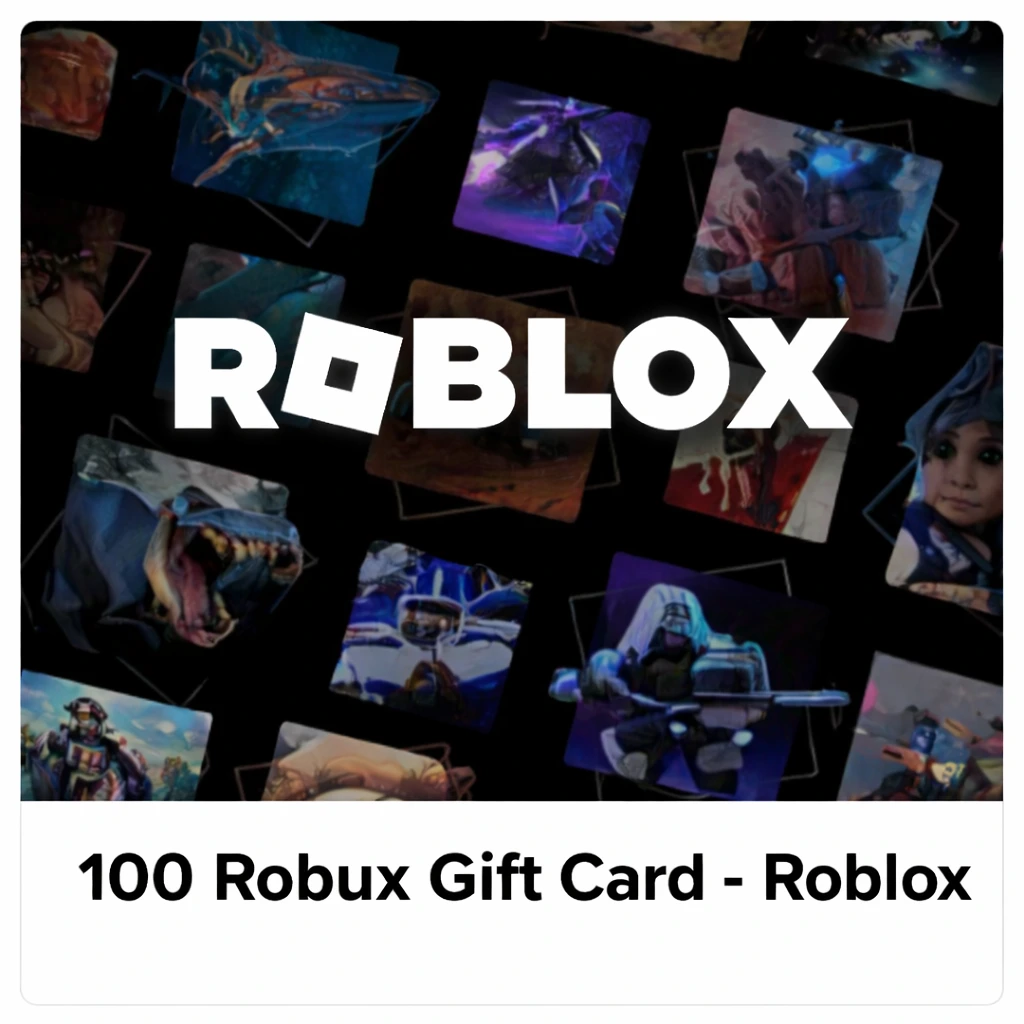 Roblox Gift Card - 100 Robux (GLOBAL)