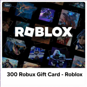 Tarjeta de regalo digital Roblox – 300 Robux (Global)