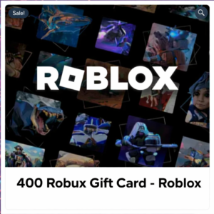 Tarjeta de regalo digital Roblox – 400 Robux (Global) Descripción