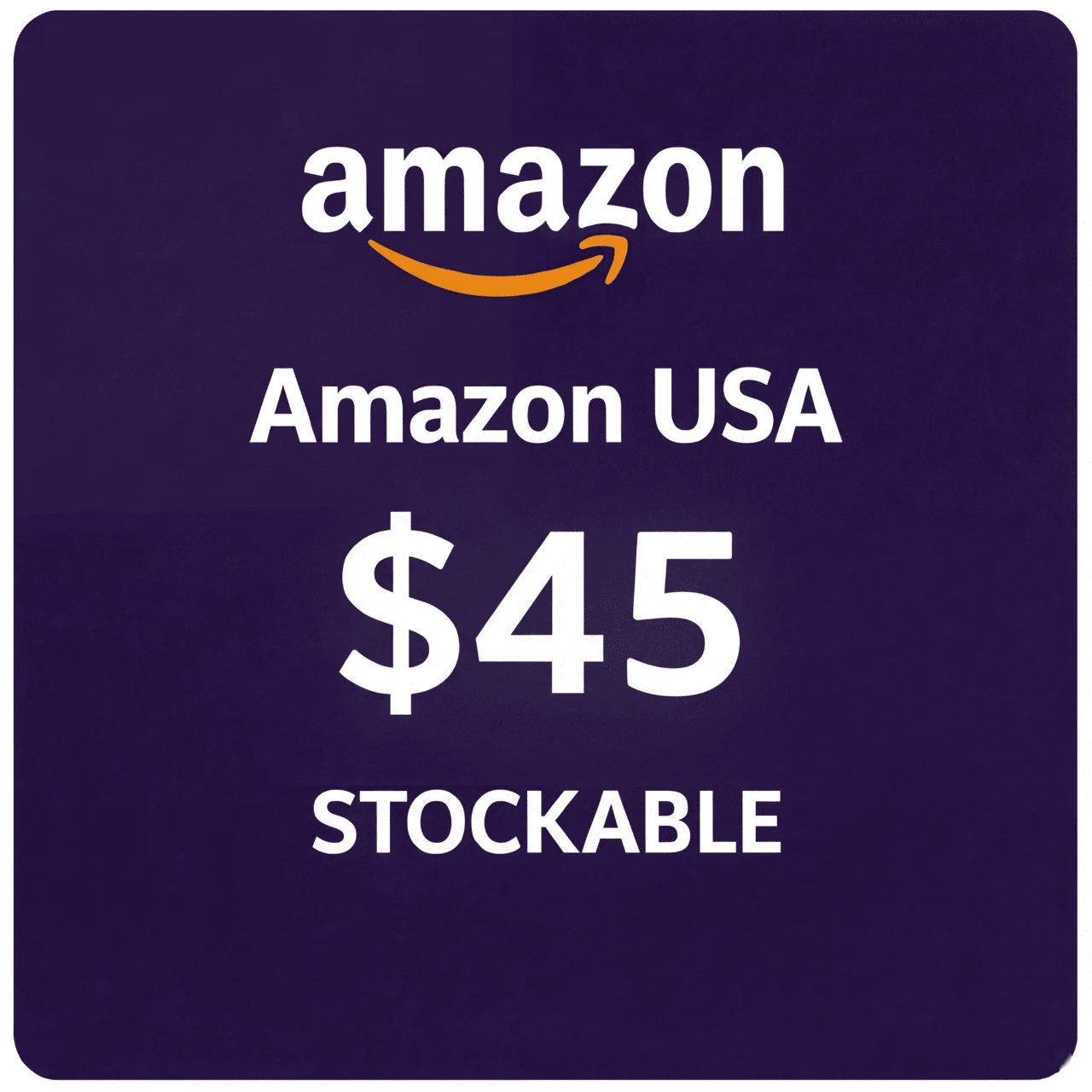 Amazon USA Gift Card 45 USD (Storeable)