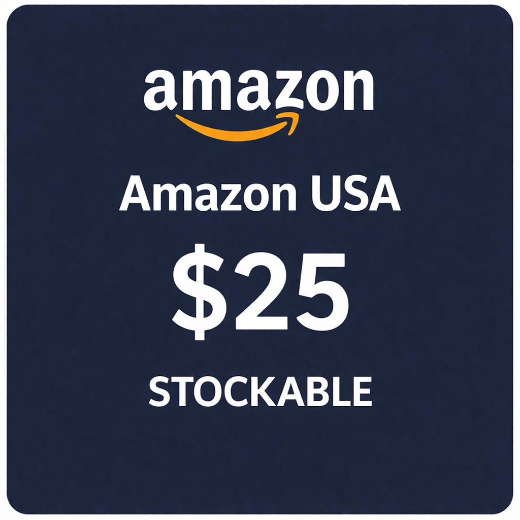 Amazon USA Gift Card 25 USD (Storeable)