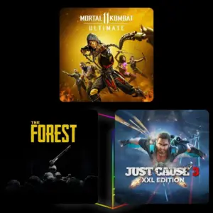 Combo 3 MORTAL KOMBAT 11 ULTIMATE+ THE FOREST+ JUST CAUSE 3 XXL