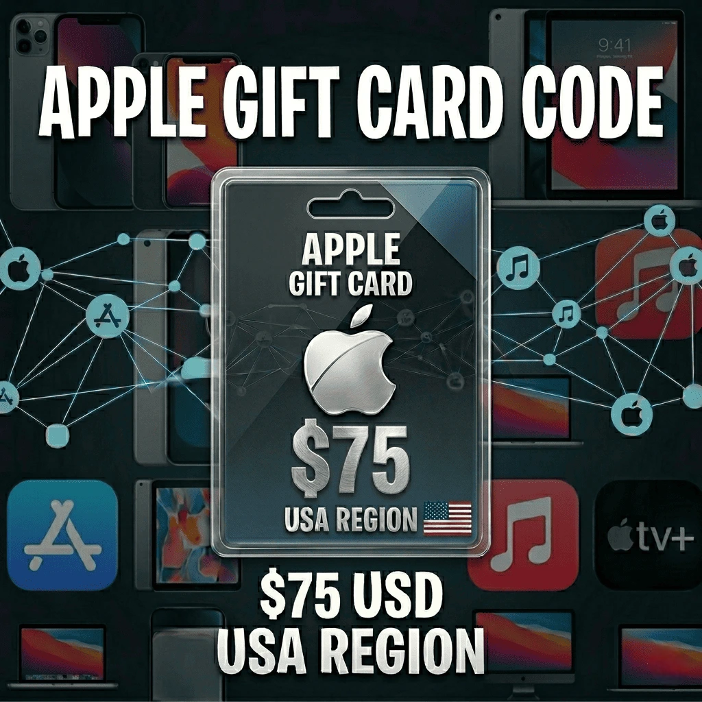 Apple & iTunes Gift Card 75 USD | USA