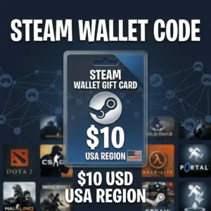 Steam Wallet Gift Card 10 USD