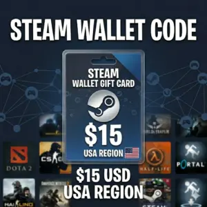 Steam Wallet Gift Card 15 USD