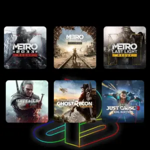Mega Pack 6 SAGA METRO+ THE WITHER+TON CLANCY WIDLANS+ JUST CAUSE 3 XXL- PS4 & PS5